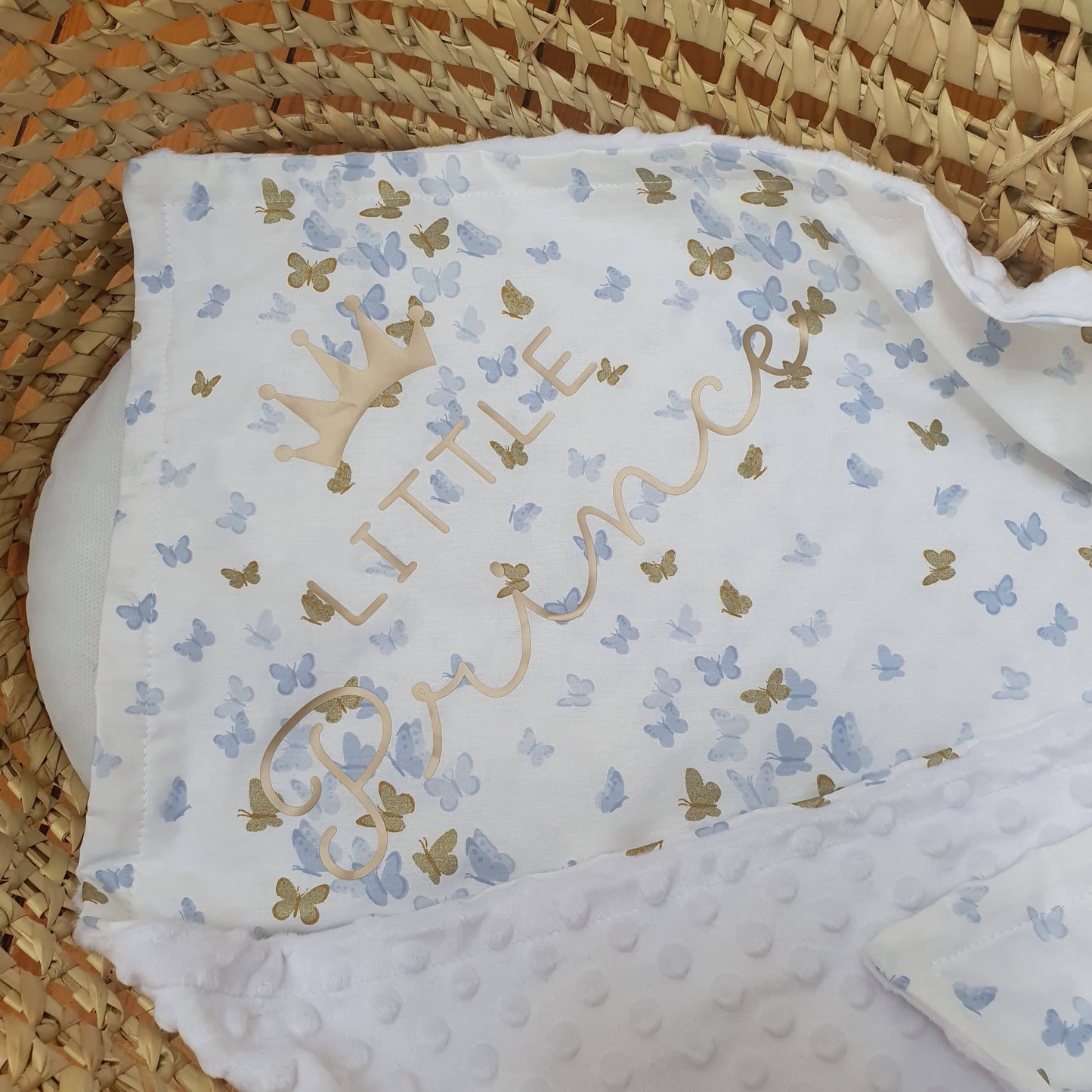 "Little Prince" Butterflies baby blanket