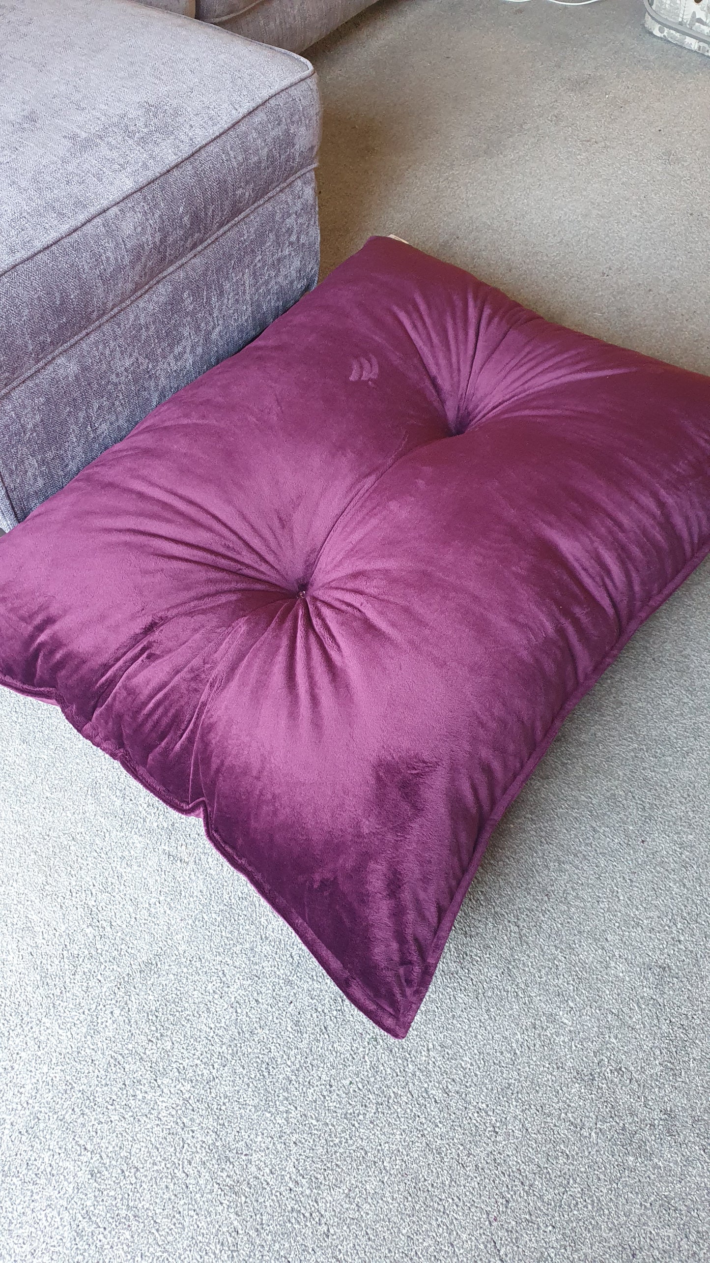 Floor sofa Grape wine 95x75 cm