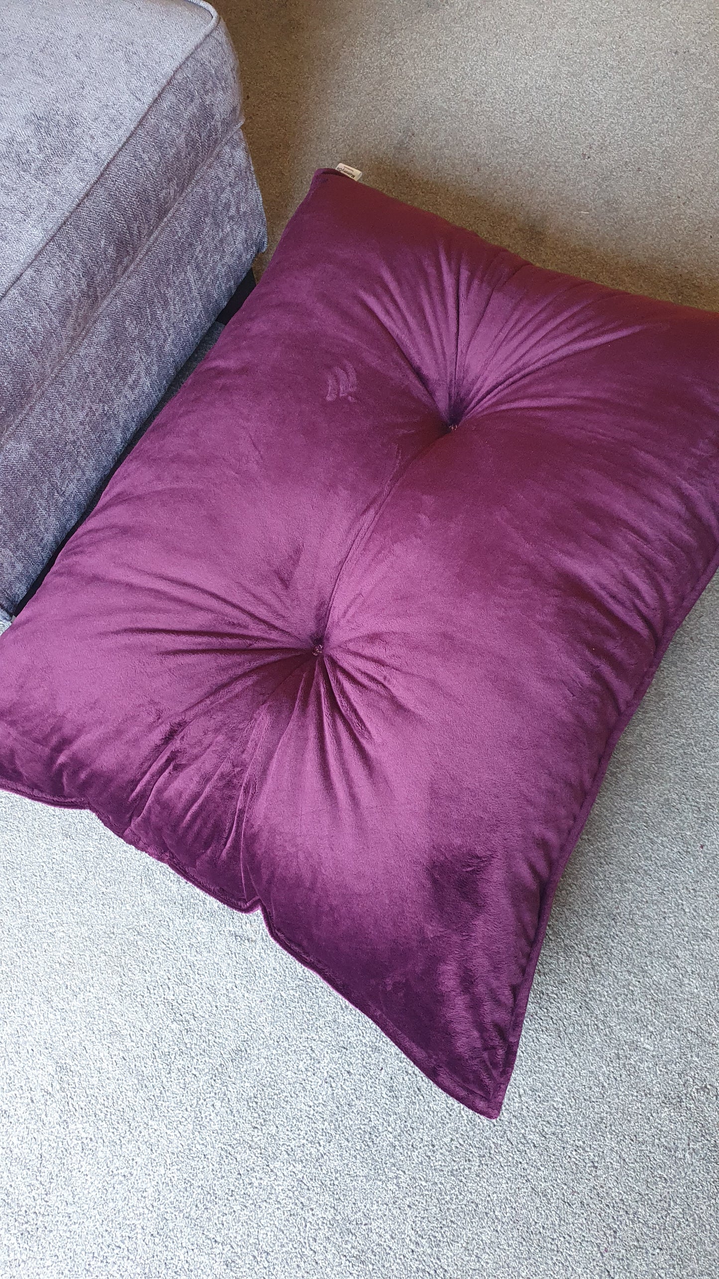 Floor sofa Grape wine 95x75 cm