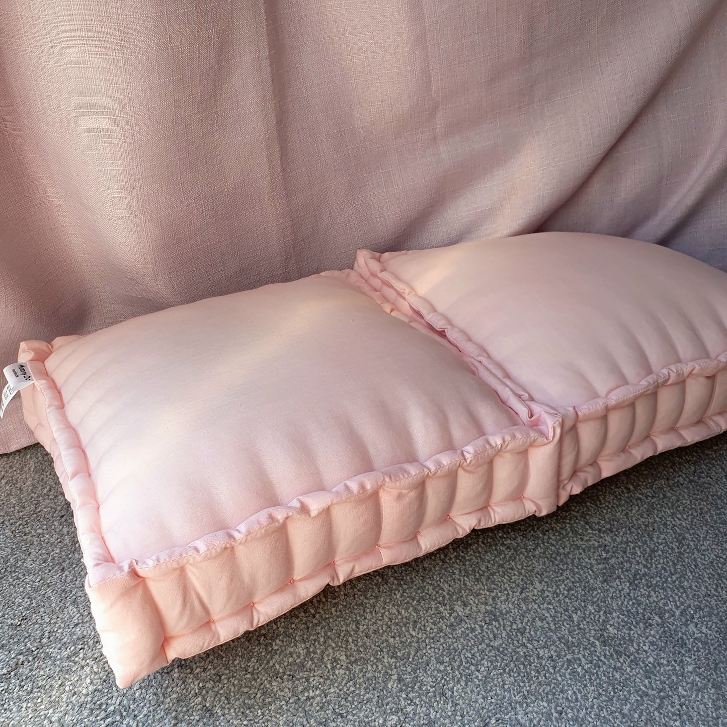 French floor cushion Pink Cotton