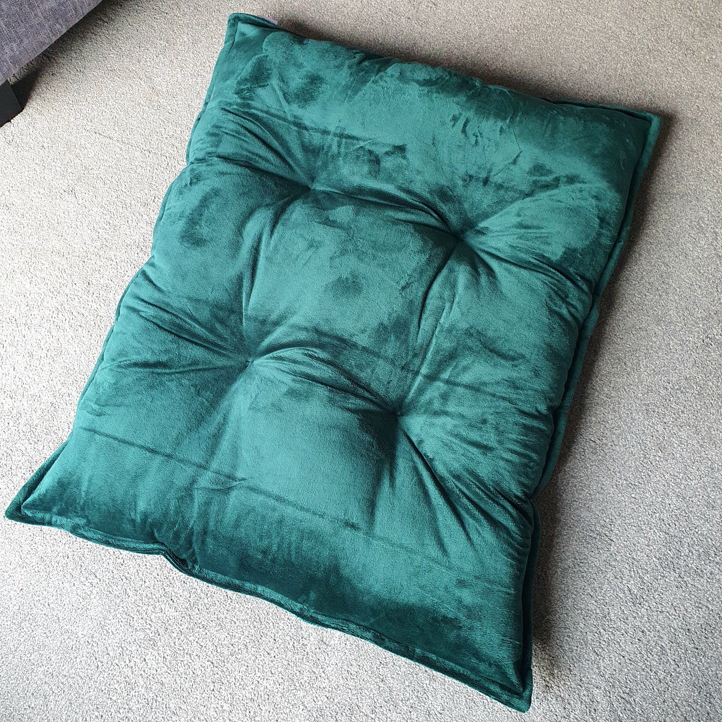 Floor sofa Green minky 92x75 cm