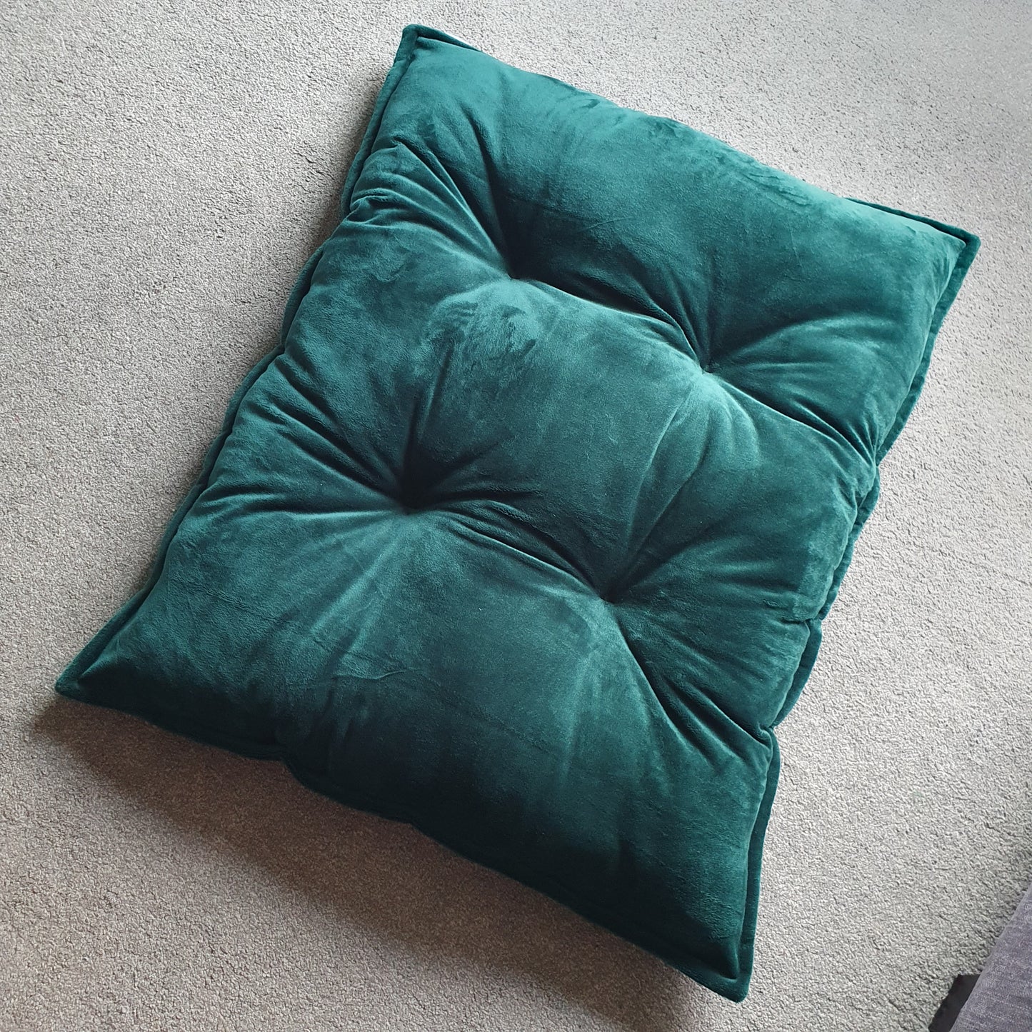 Floor sofa Green minky 92x75 cm