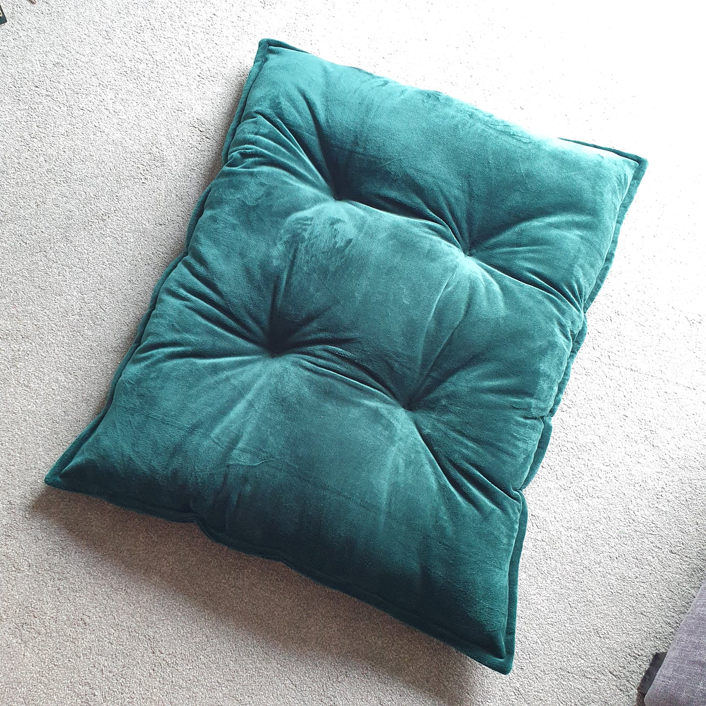 Floor sofa Green minky 92x75 cm